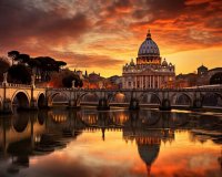 Upplev Vatikanens basilika vid soluppgång